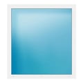 Festverglasung 125x135 cm Weiß