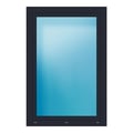 Fenster 101x150 cm Anthrazit genarbt