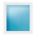 Fenster 115x126 cm Weiß