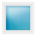 Fenster 100x100,1 cm Weiß