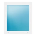 Festverglasung 71,9x81,5 cm Weiß