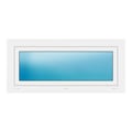 Fenster 120x55 cm Weiß