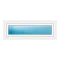 Außenansicht Fenster 126x46 cm Weiß