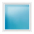 Fenster 133x134,5 cm Weiß