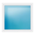 Fenster 146x136,5 cm Weiß