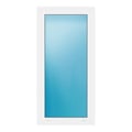 Festverglasung 58x118 cm Weiß