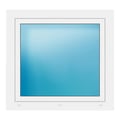 Fenster 95x89 cm Weiß