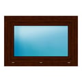 Fenster 95x65 cm Mooreiche genarbt