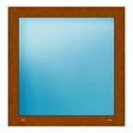 Festverglasung 88x90 cm Golden Oak genarbt
