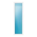 Festverglasung 60x204 cm Weiß
