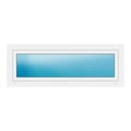 Fenster 150x55 cm Weiß