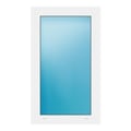 Festverglasung 58x98 cm Weiß