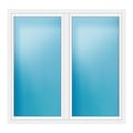 Terrassentür 200x193 cm Weiß