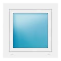 Fenster 70x70 cm Weiß