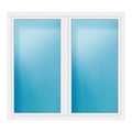 Terrassentür 200x183 cm Weiß
