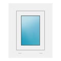 Fenster 44x55 cm Weiß