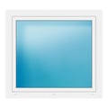 Fenster 115x105 cm Weiß