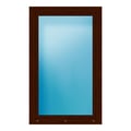 Fenster 100x162 cm Mooreiche genarbt