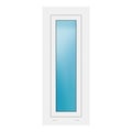 Fenster 44x109,5 cm Weiß