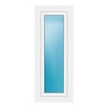 Fenster 50x125 cm Weiß