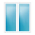 Terrassentür 176x200 cm Weiß