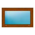 Festverglasung 84x52 cm Golden Oak genarbt