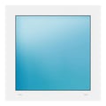 Festverglasung 74x74 cm Weiß