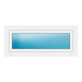 Fenster 117x50 cm Weiß