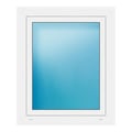 Fenster 79,5x95,5 cm Weiß