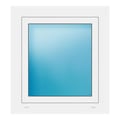 Fenster 70,5x77 cm Weiß
