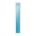 Festverglasung 40x200 cm Weiß