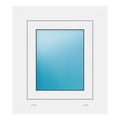 Fenster 51x58 cm Weiß