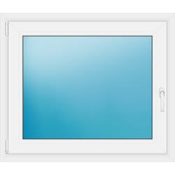 Einflügeliges Kunststofffenster 100x85 cm Weiß 