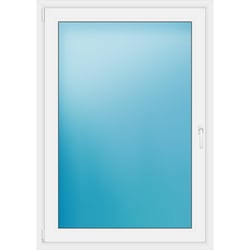 Einflügeliges Kunststofffenster 106x150 cm Weiß 