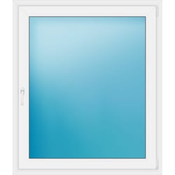 Einflügeliges Kunststofffenster 117.5x137.5 cm Weiß 