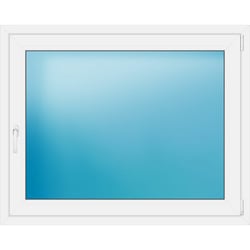 Einflügeliges Kunststofffenster 125x100 cm Weiß 
