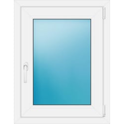 Einflügeliges Kunststofffenster 64.5x83.5 cm Weiß 