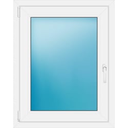Einflügeliges Kunststofffenster 75x95 cm Weiß 