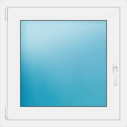 Einflügeliges Kunststofffenster 80x80 cm Weiß 