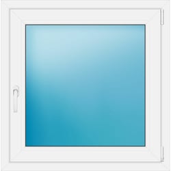 Einflügeliges Kunststofffenster 88x89 cm Weiß 