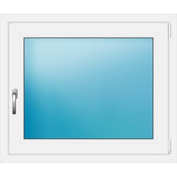 Einflügeliges Kunststofffenster 95x80 cm Weiß 