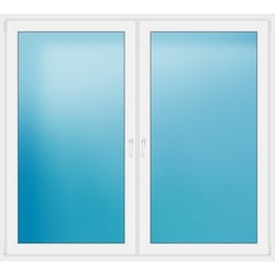 Zweiflügeliges Kunststofffenster 200x180 cm Weiß 
