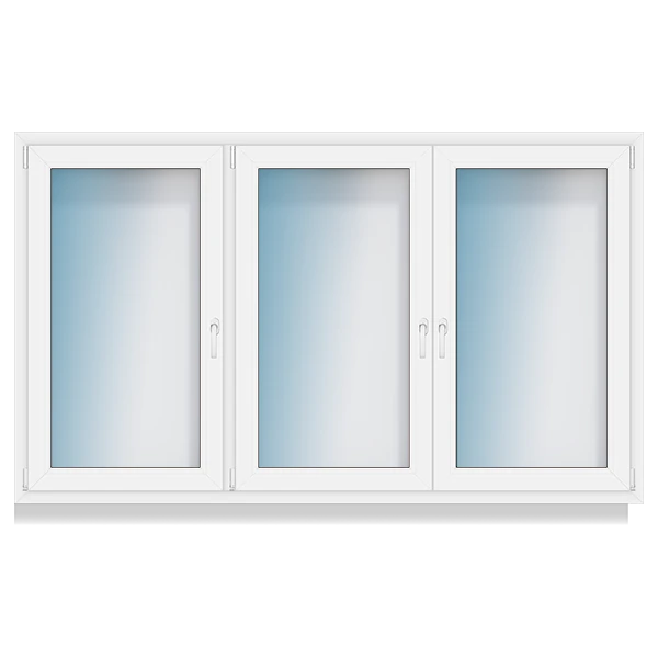 Dreiflügeliges Fenster nach Maß