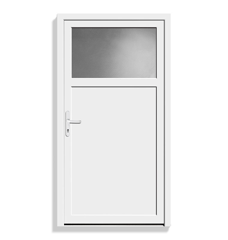 Nebeneingangstür weiss 1/3 Mastercarre