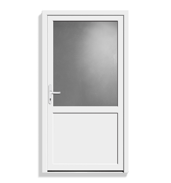 Nebeneingangstür weiss 2/3 Mastercarre