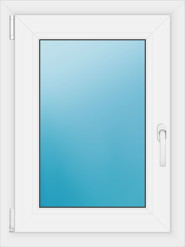 Fenster einflügelig 600 x 800 mm