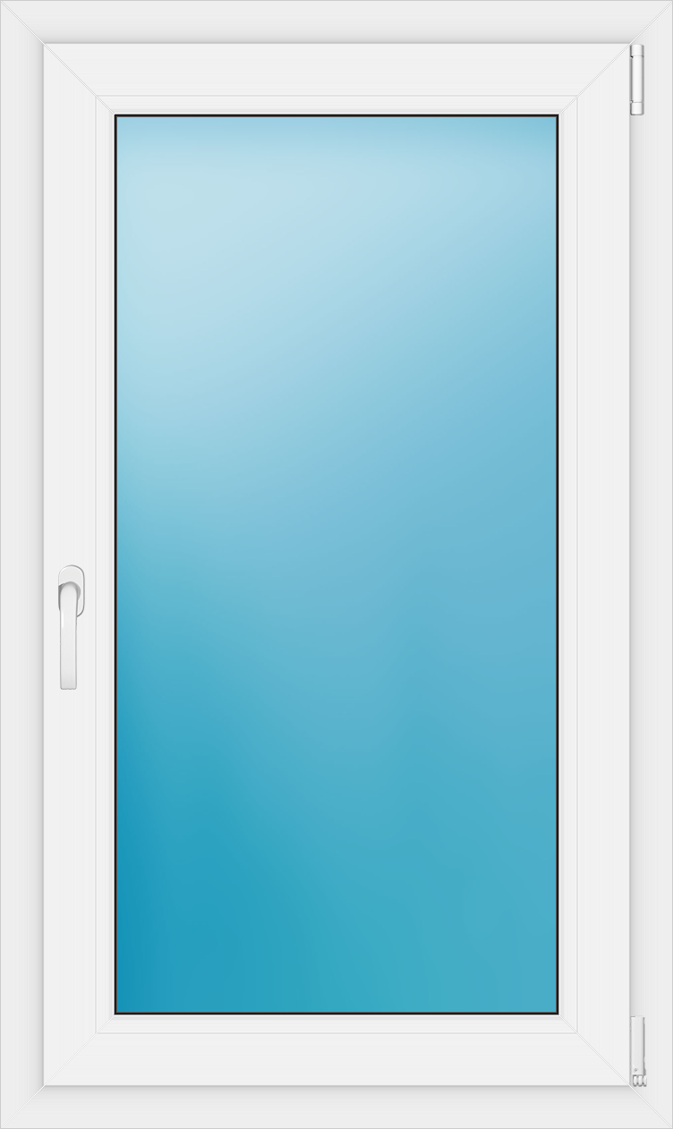 Fenster einflügelig 750 x 1260 mm