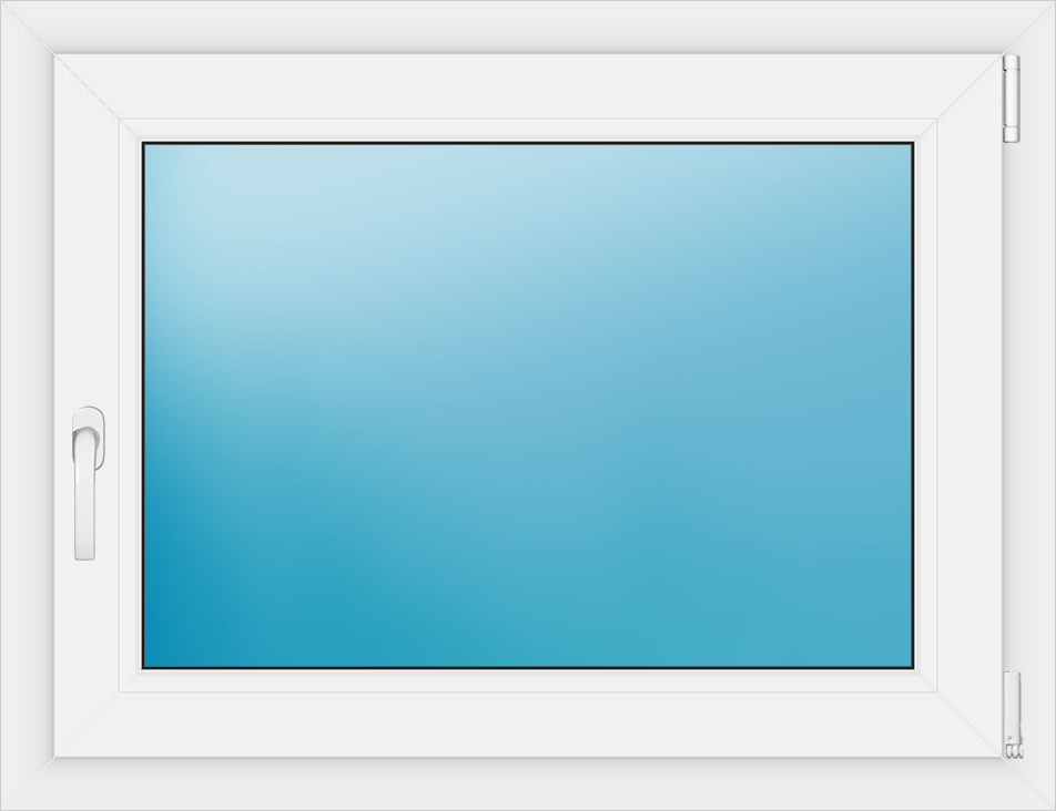 Fenster einflügelig 950 x 730 mm