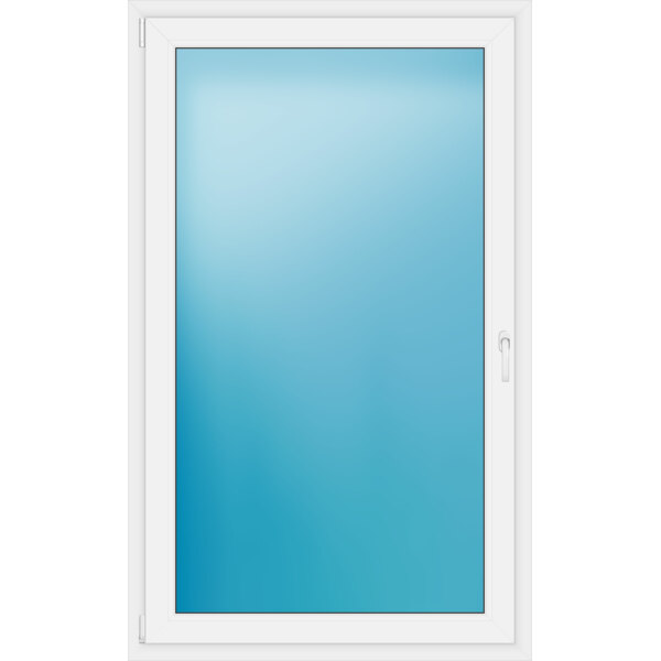 Einflügelige Balkontür 110 x 180 cm Farbe Weiß