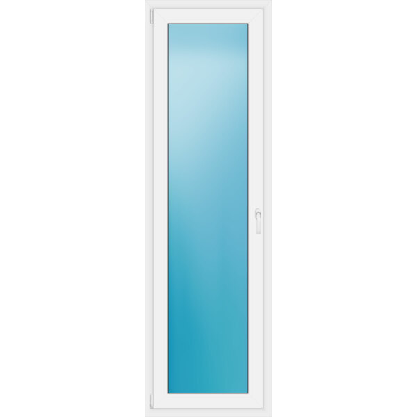 Einflügelige Balkontür 70 x 230 cm Farbe Weiß
